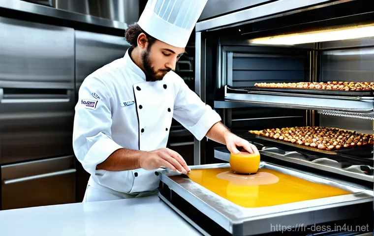 디저트 전문가의 작업 환경 개선 방법 - **Prompt 1: The Ergonomic Pastry Master's Lab**
    A bright, clean, and modern professional pastry ...