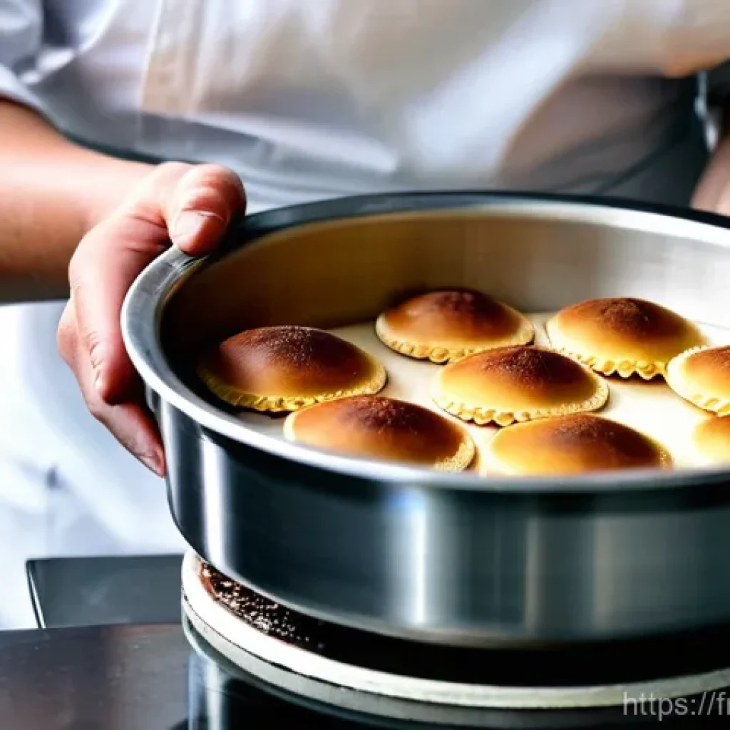 디저트 전문가가 되기 위한 학습 자료 추천 - **The Artisan Pâtissier's Focused Craft:** A close-up shot of a skilled French female pâtissier, mid...